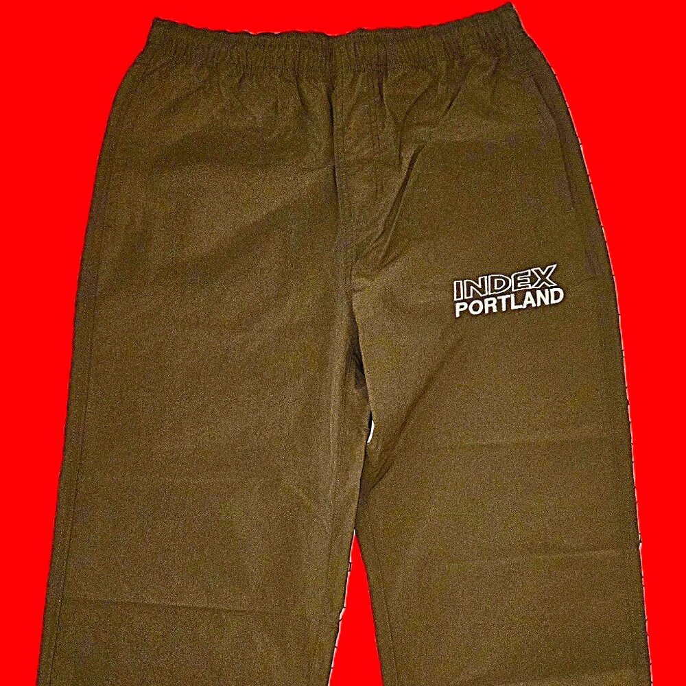 Index Unisex Copper Brown Track Pants Brown Size Medium